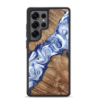 Galaxy S25 Ultra Wood Phone Case - Arrie (Blue, 801991)