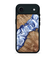 iPhone 17 Air Wood Phone Case - Arrie (Blue, 801991)