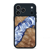 iPhone 17 Pro Max Wood Phone Case - Arrie (Blue, 801991)