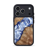 iPhone 17 Pro Wood Phone Case - Arrie (Blue, 801991)