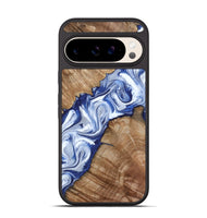 Pixel 10 Wood Phone Case - Arrie (Blue, 801991)