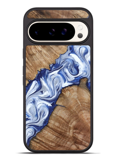 Pixel 9 Pro XL Wood Phone Case - Arrie (Blue, 801991)