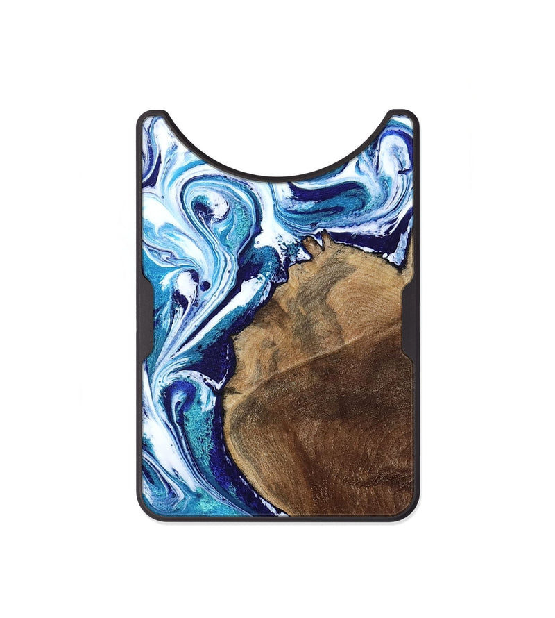 Alloy Wood Wallet - Rob (Blue, 801992)