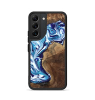Galaxy S22 Wood Phone Case - Rob (Blue, 801992)