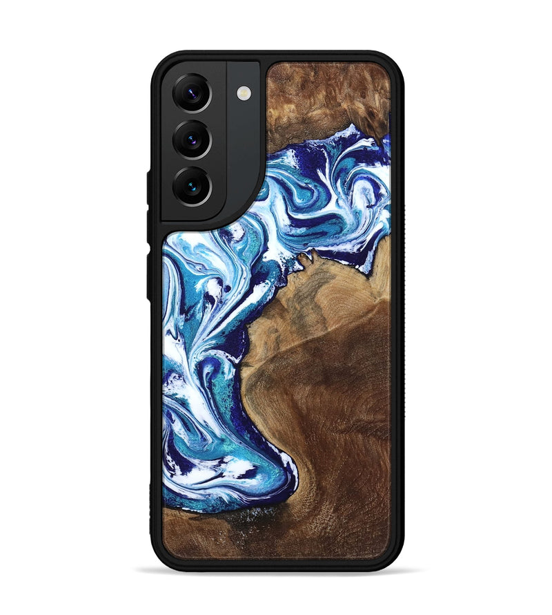 Galaxy S22 Plus Wood Phone Case - Rob (Blue, 801992)
