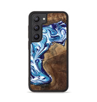 Galaxy S23 Wood Phone Case - Rob (Blue, 801992)