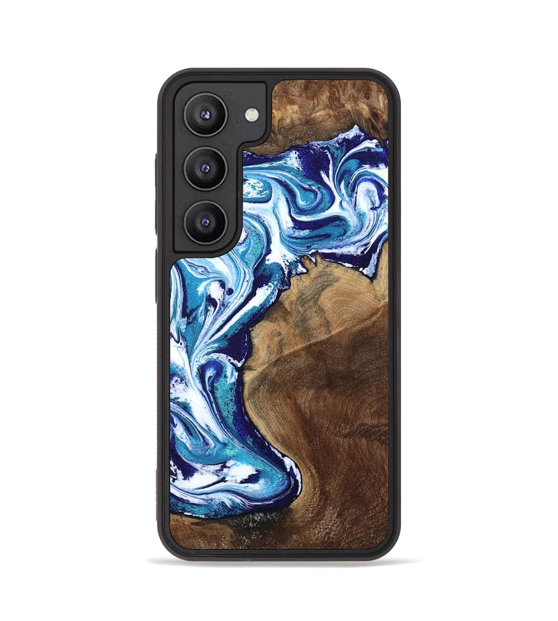 Galaxy S23 Wood Phone Case - Rob (Blue, 801992)