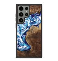 Galaxy S23 Ultra Wood Phone Case - Rob (Blue, 801992)