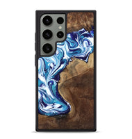 Galaxy S24 Ultra Wood Phone Case - Rob (Blue, 801992)