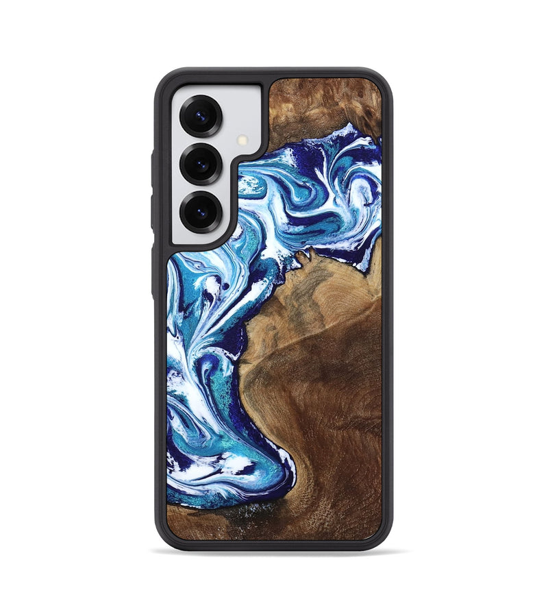 Galaxy S25 Wood Phone Case - Rob (Blue, 801992)