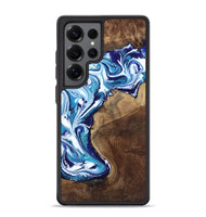 Galaxy S25 Ultra Wood Phone Case - Rob (Blue, 801992)