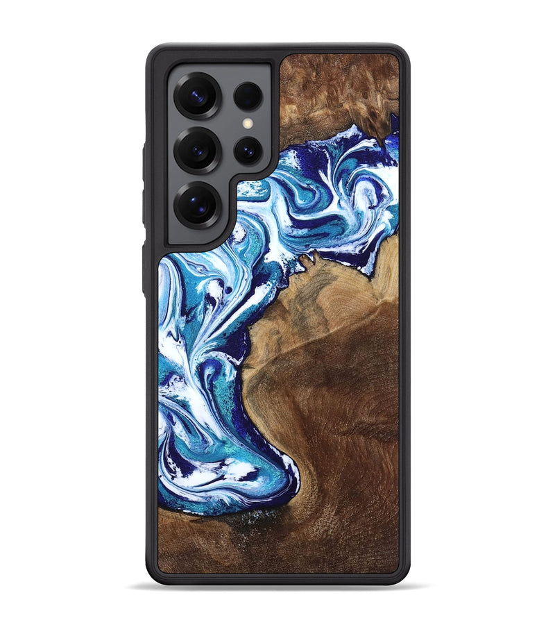 Galaxy S25 Ultra Wood Phone Case - Rob (Blue, 801992)