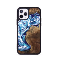 iPhone 11 Pro Wood Phone Case - Rob (Blue, 801992)