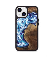 iPhone 13 Wood Phone Case - Rob (Blue, 801992)