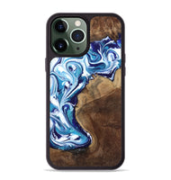 iPhone 13 Pro Max Wood Phone Case - Rob (Blue, 801992)