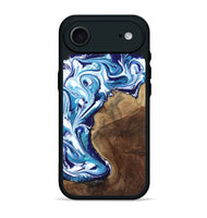 iPhone 17 Air Wood Phone Case - Rob (Blue, 801992)