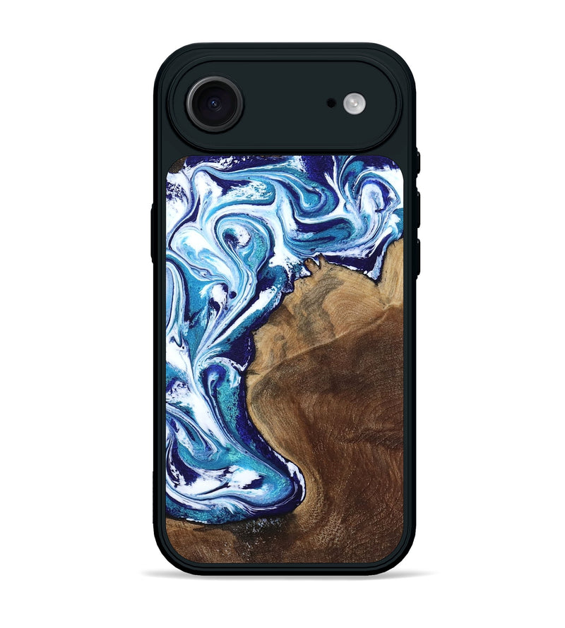 iPhone 17 Air Wood Phone Case - Rob (Blue, 801992)