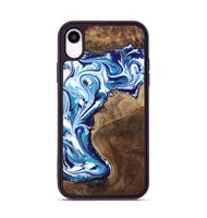 iPhone Xr Wood Phone Case - Rob (Blue, 801992)