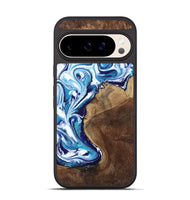 Pixel 10 Wood Phone Case - Rob (Blue, 801992)