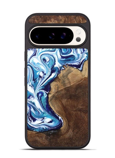 Pixel 9 Wood Phone Case - Rob (Blue, 801992)