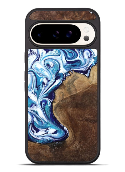 Pixel 9 Pro XL Wood Phone Case - Rob (Blue, 801992)