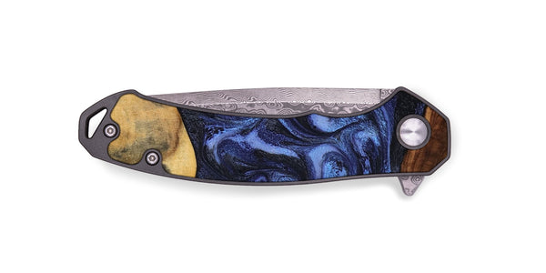 EDC Wood Pocket Knife - Marvel (Blue, 801993)
