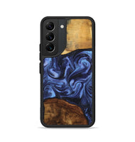 Galaxy S22 Wood Phone Case - Marvel (Blue, 801993)