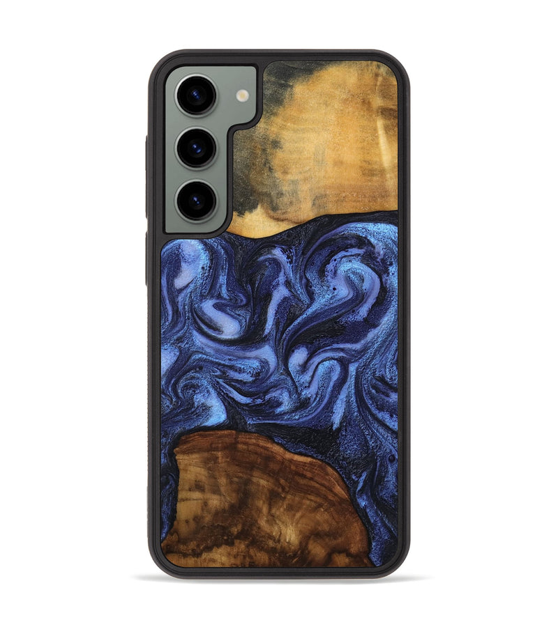 Galaxy S23 Plus Wood Phone Case - Marvel (Blue, 801993)