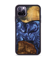 iPhone 11 Pro Max Wood Phone Case - Marvel (Blue, 801993)