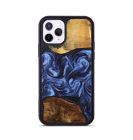 iPhone 11 Pro Wood Phone Case - Marvel (Blue, 801993)