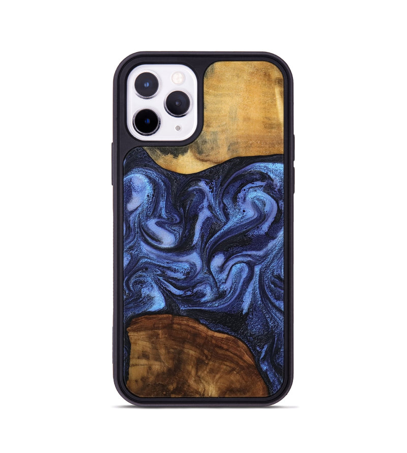 iPhone 11 Pro Wood Phone Case - Marvel (Blue, 801993)