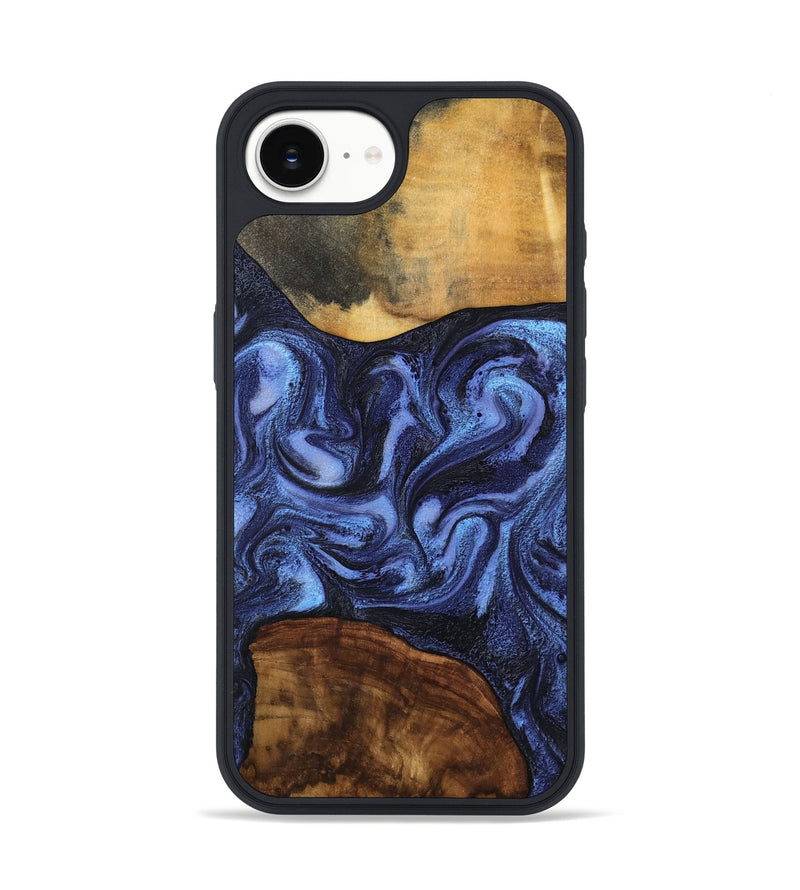 iPhone 16e Wood Phone Case - Marvel (Blue, 801993)