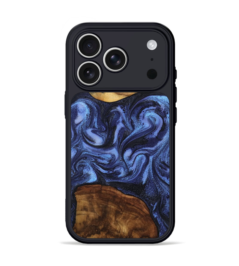 iPhone 17 Pro Wood Phone Case - Marvel (Blue, 801993)