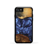 iPhone SE Wood Phone Case - Marvel (Blue, 801993)