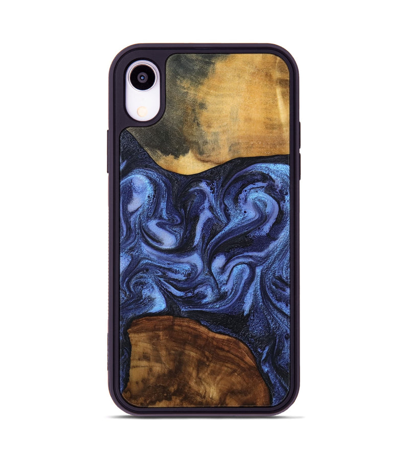 iPhone Xr Wood Phone Case - Marvel (Blue, 801993)