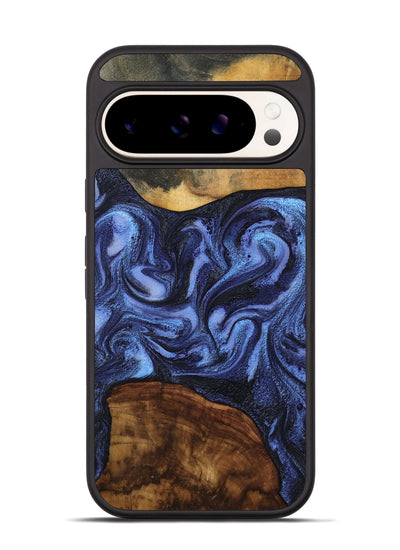 Pixel 9 Pro Wood Phone Case - Marvel (Blue, 801993)