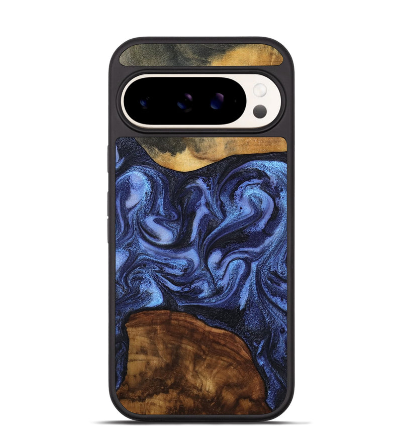 Pixel 9 Pro Wood Phone Case - Marvel (Blue, 801993)