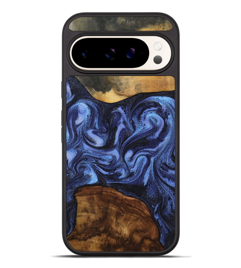 Pixel 9 Pro XL Wood Phone Case - Marvel (Blue, 801993)