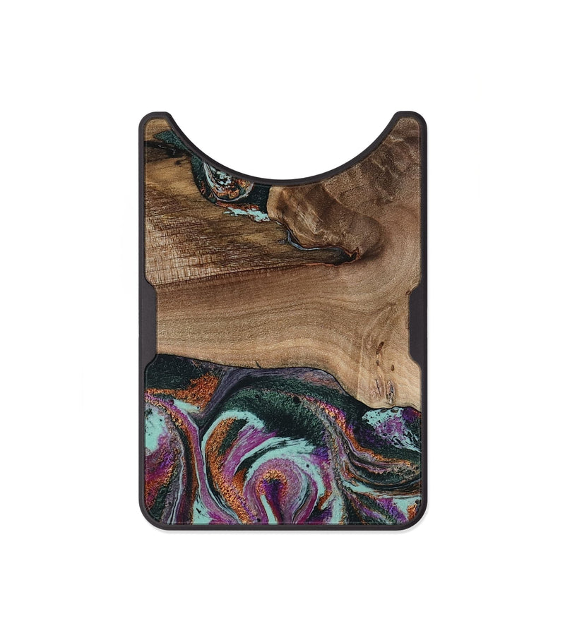 Alloy Wood Wallet - Giana (Green, 801994)