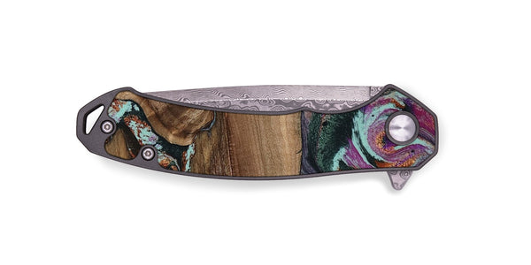 EDC Wood Pocket Knife - Giana (Green, 801994)