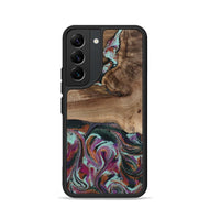 Galaxy S22 Wood Phone Case - Giana (Green, 801994)