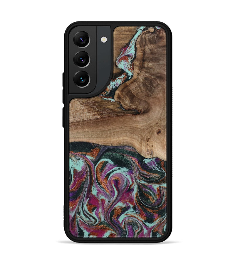 Galaxy S22 Plus Wood Phone Case - Giana (Green, 801994)