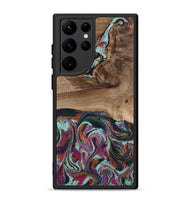 Galaxy S22 Ultra Wood Phone Case - Giana (Green, 801994)