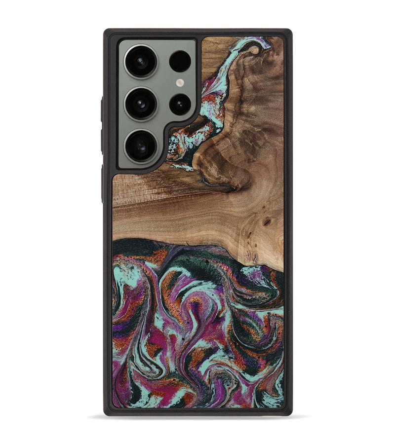 Galaxy S23 Ultra Wood Phone Case - Giana (Green, 801994)