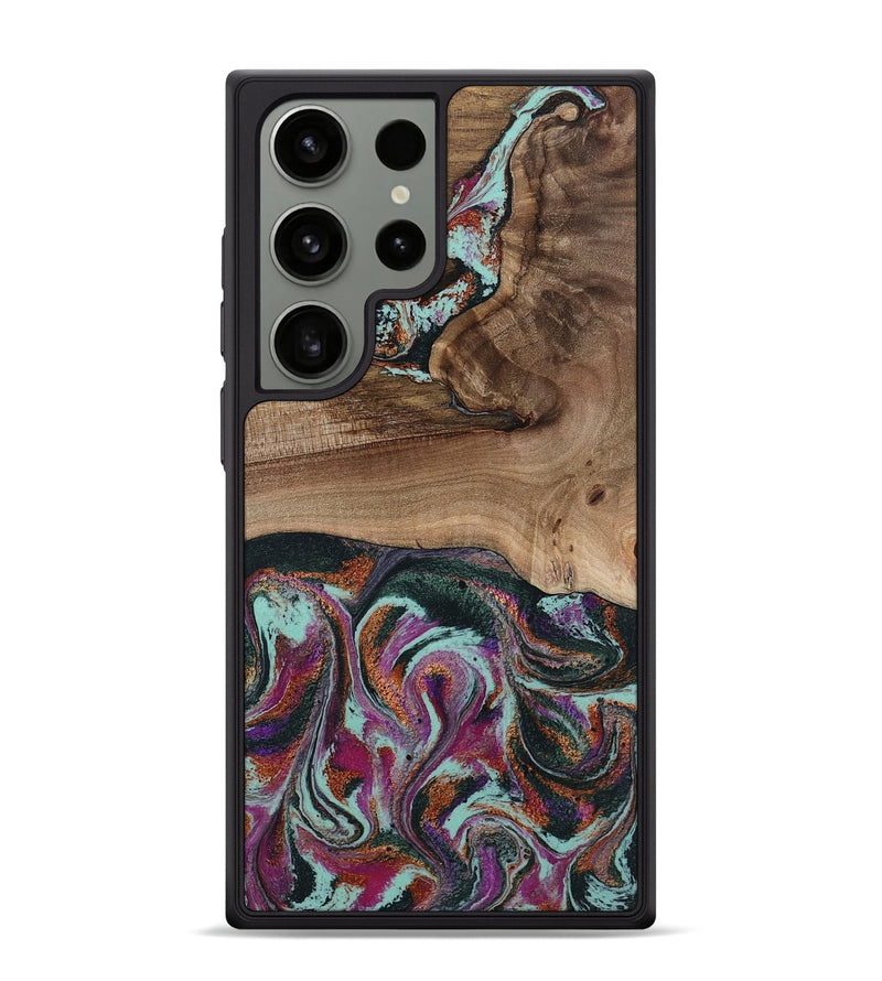 Galaxy S24 Ultra Wood Phone Case - Giana (Green, 801994)