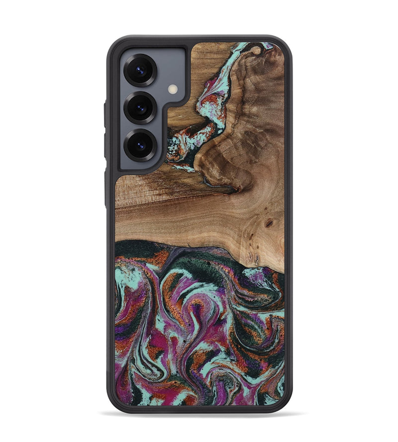 Galaxy S25 Plus Wood Phone Case - Giana (Green, 801994)