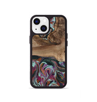 iPhone 13 mini Wood Phone Case - Giana (Green, 801994)