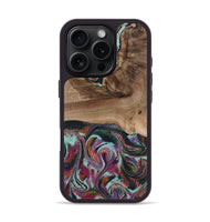 iPhone 16 Pro Wood Phone Case - Giana (Green, 801994)