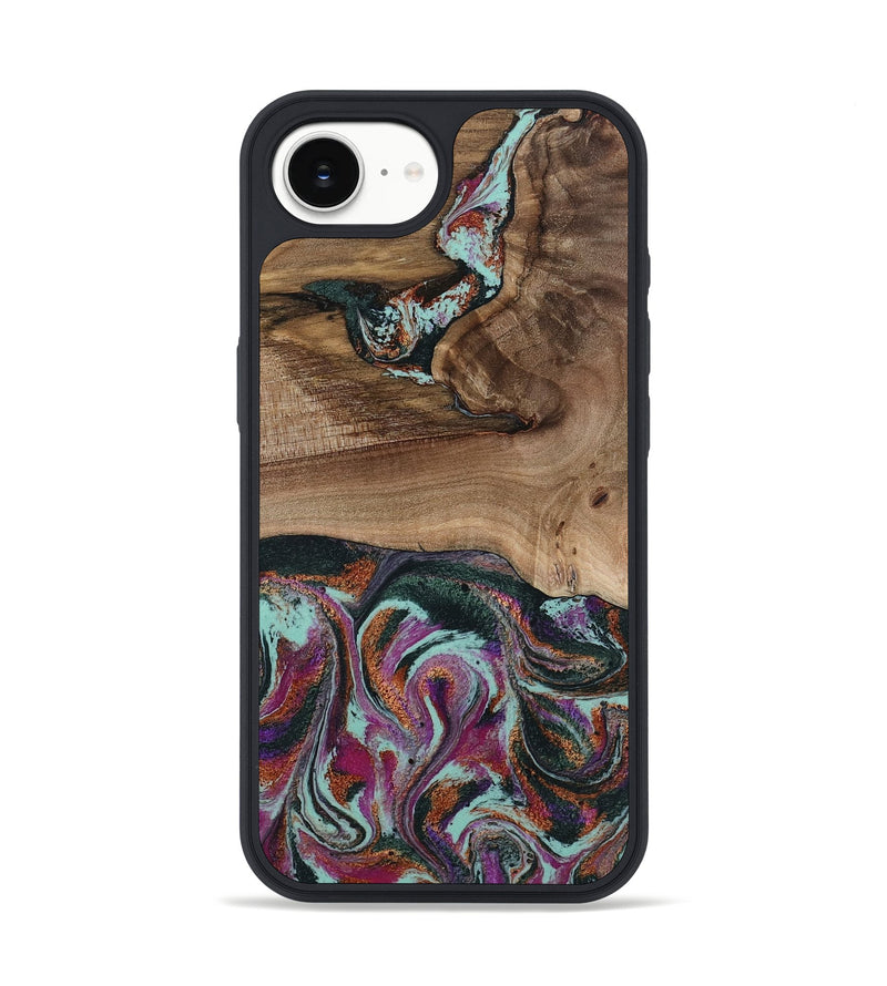 iPhone 16e Wood Phone Case - Giana (Green, 801994)