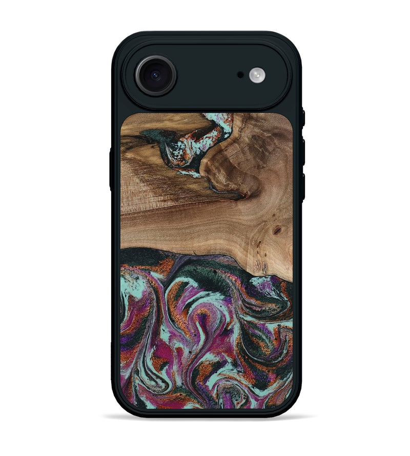 iPhone 17 Air Wood Phone Case - Giana (Green, 801994)